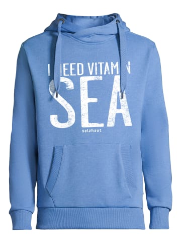 Salzhaut Hoodie HEFF - VITAMIN SEA in Ocean Blue