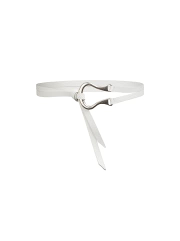 Vanzetti Ledergürtel in weiß