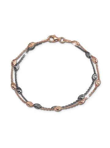 SilberDream 925 Silber vergoldet (Gold 333) Damen SilberDream Armbänder ca. 19cm bis 21cm
