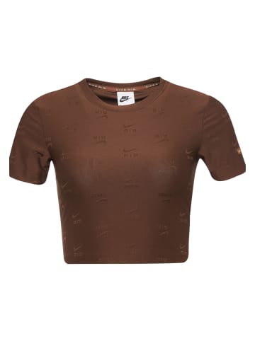 Nike Nike Cropped T-Shirts in brown