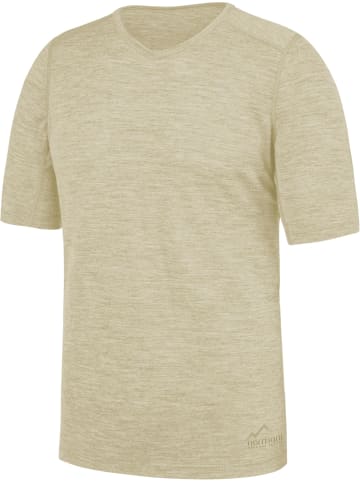 Normani Outdoor Sports Herren Merino T-Shirt Delamere in Wollweiß