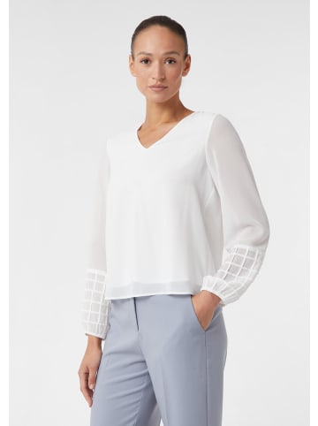 comma Bluse in 0120_weiß