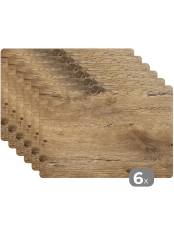 MuchoWow Platzset - Tischset (6-teilig) Mehrfarbig, abwaschbar