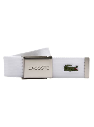 Lacoste Gürtel in weiß