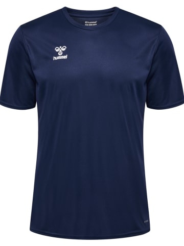 Hummel T-Shirt "Essential Jersey S/S" in Blau
