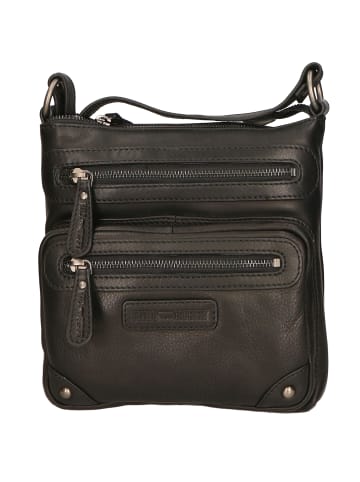 Hill Burry Schultertasche in BLACK