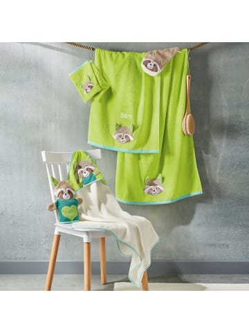 Erwin Müller Frottier Kinder-Waschhandschuh 2er-Pack in grün