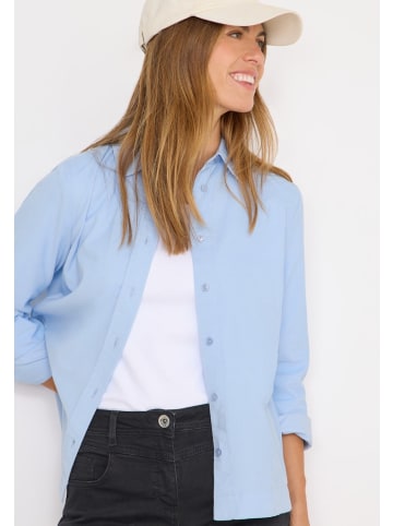 Cecil Cord Hemdbluse in Blau