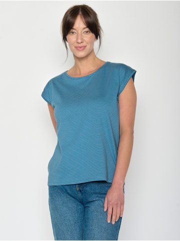 GreenBomb Timid Basic in Tide Stripes