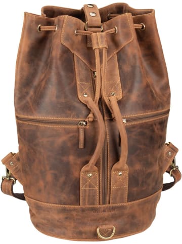 Greenburry Rucksack / Backpack Vintage 1570 in Sattelbraun