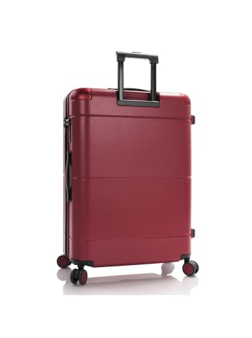 Heys Zen 4 Rollen Trolley L 76 cm mit Dehnfalte in burgundy