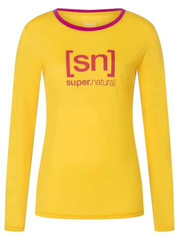 super.natural Merino Longsleeve in gelb