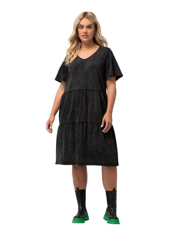 Ulla Popken Jerseykleid in schwarz