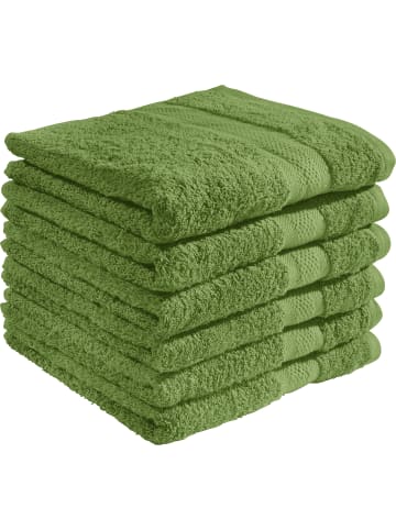 REDBEST Frottier Handtuch 6er-Pack Chicago in grün