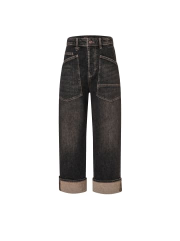 MAC HOSEN Baggy Jeans mit Relaxed Fit und geradem Bein in Brown Tinted Bl