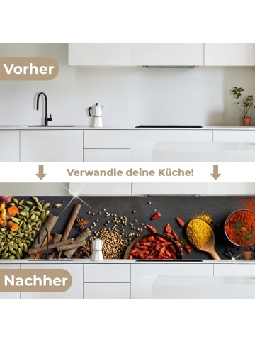 OnlyWow Küchenrückwand Gewürze