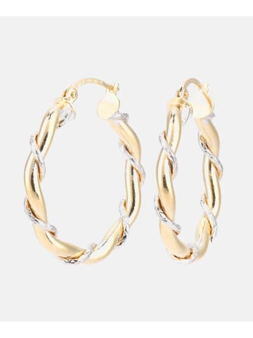 Vanlere Creolen aus 375 Gelbgold