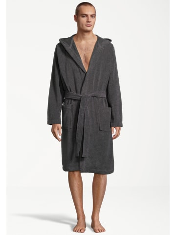 Seidensticker Morgenmantel Basic in Anthrazit