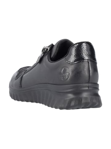rieker Komfort Schnürschuhe in Schwarz