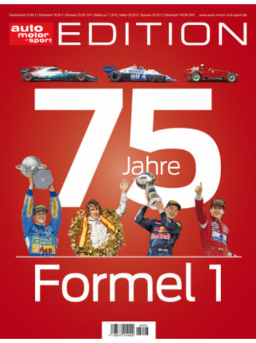 Motorbuch Verlag Buch - ams Edition - 75 Jahre Formel 1