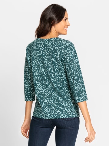 WITT WEIDEN Print-Shirt in petrol-bedruckt