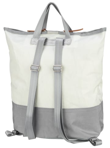 360 grad Rucksack Ketsch Mini in Weiß/Grau mit oranger Zahl