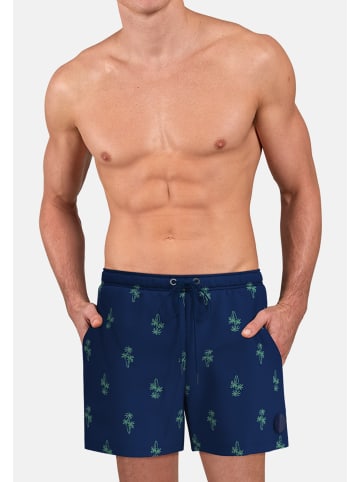 CECEBA Badehose Naas in blau-dunkel-Allover