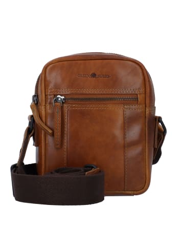 Greenburry Newport Mini Bag Umhängetasche Leder 18 cm caramel