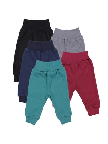 TupTam Baby Pumphose 5er Pack in grau/rot