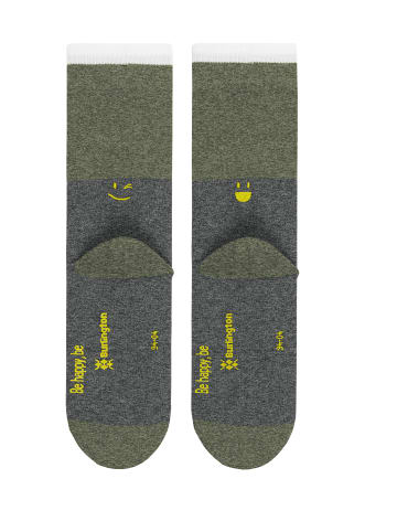 Burlington Socken Be Happy in Dark grey