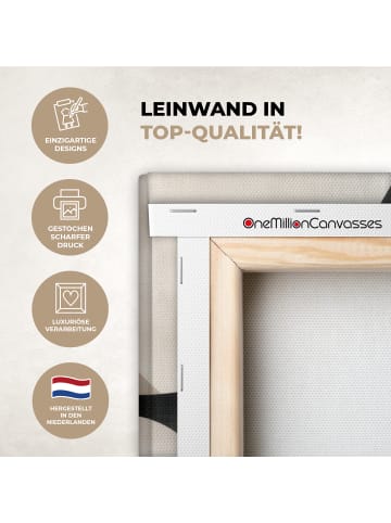 OnlyWow Leinwand Bilder Trüffeleichefarben