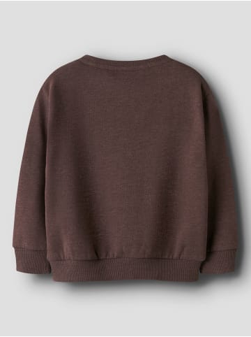 name it Sweatshirt NMMOLAF LS NREG SWE BRU in shaved chocolate