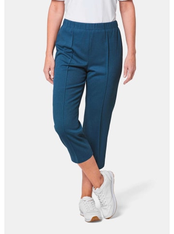 GOLDNER 7/8-Rippenhose Trageangenehme 7/8-Rippenhose in jeansblau