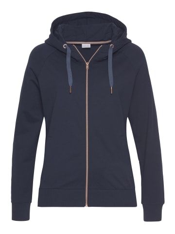 LASCANA Kapuzensweatjacke in marine