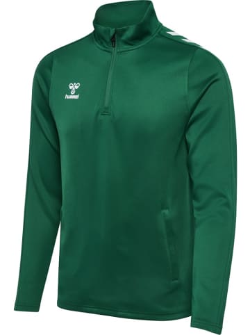 Hummel Trainingsjacke "Hmlcore Xk Half Zip Poly Sweat" in Grün