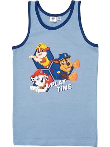 United Labels Unterhemd Tank Top Unterwäsche Blau/Grau (2er Pack) in Blau-Grau