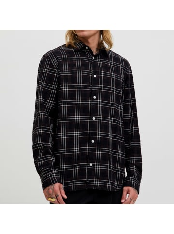 Jack and Jones JORJOSHUA Flannel Check Shirt LS LN in Schwarz
