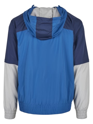 Urban Classics Track Jackets in sportyblue/lightasphalt