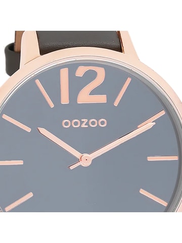 Oozoo Analog-Armbanduhr Oozoo Timepieces grau groß (ca. 43mm)