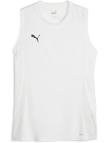 Puma Sportshirt "TeamGoal Sleeveless Jersey Wmns" in Weiß