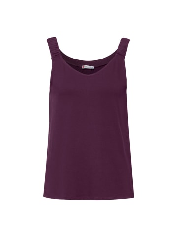 Street One Top in dark berry purple