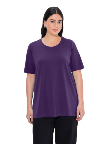 Ulla Popken Shirt in tiefes violett