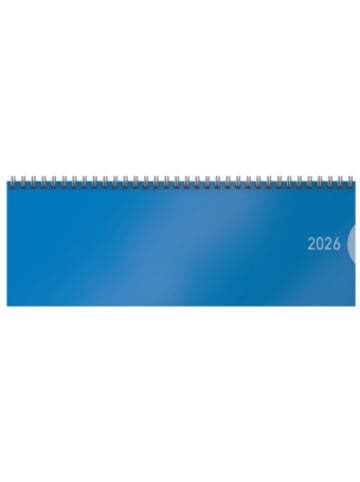 Korsch Kalender - Tischquerkalender Classic Colourlux blau 2026