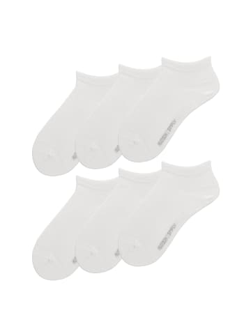 Hudson Sneakersocken Simply³ 6-Pack in White