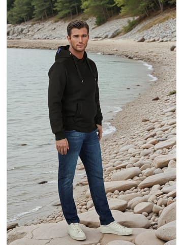 Salzhaut Hoodie für Herren in schwarz