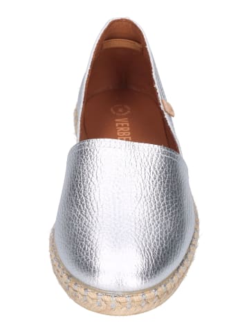 Verbenas Espadrilles CARMEN in silberfarben
