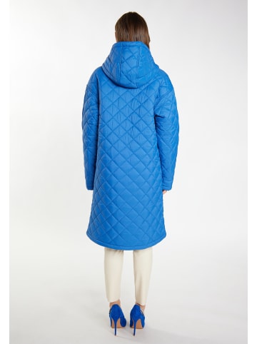 faina Damen Leichter Steppmantel in Blau