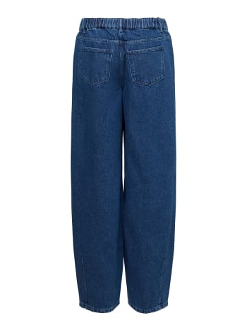mama licious Umstandsjeans mit weitem Bein in Medium Blue Denim