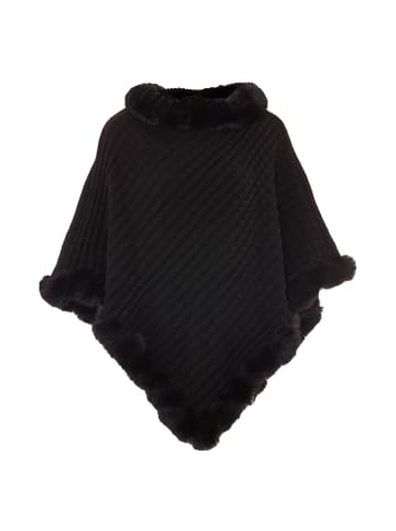 CHANI Poncho in Schwarz