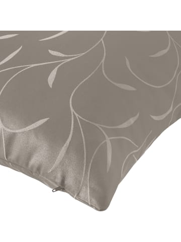 Erwin Müller Jacquard Kissenhülle Remscheid in taupe